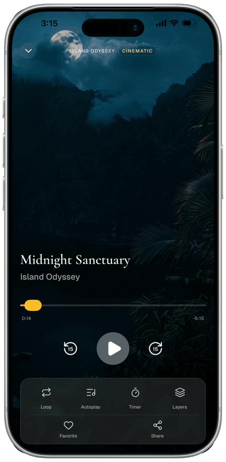 Island Vault iPhone mock